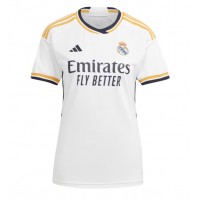 Camisa de time de futebol Real Madrid Jude Bellingham #5 Replicas 1º Equipamento Feminina 2023-24 Manga Curta